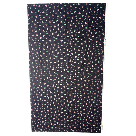 Mary Engelbreit Cherry Black Print Cotton Fabric Cranston 2009 44” x 37”, 1 Yard - Picture 4 of 5